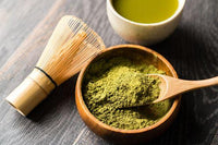 Powder type green tea for drinks, pastries and cooking.