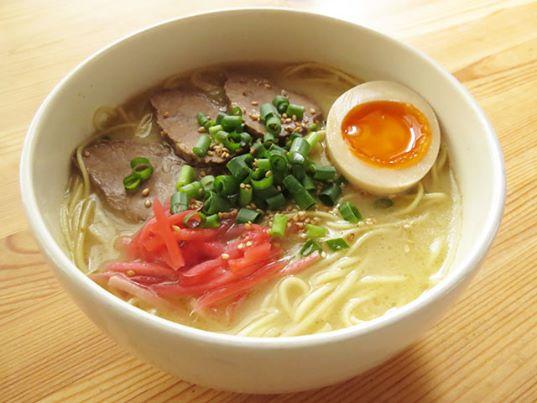 Rich Pork base Ramen sauce. 
Ramen soup mixture is 1pack of sauce(35ml) with 300-350ml hot water (or broth) . 
and put any boiled noodles and toppings for your favorite!
